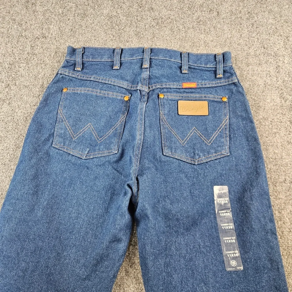 Wrangler Cowboy Cut Slim Fit‎ Jeans Indigo Blue 14MWZG 11x38 NWT